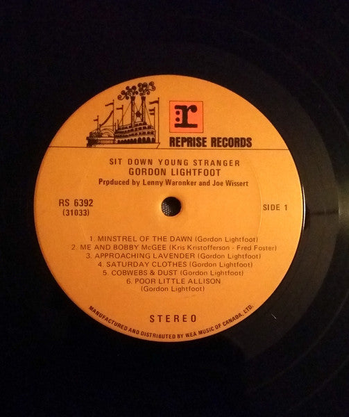 Gordon Lightfoot – Sit Down Young Stranger (Used vinyl)