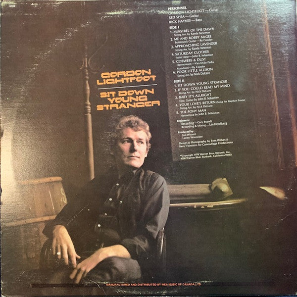 Gordon Lightfoot – Sit Down Young Stranger (Used vinyl)