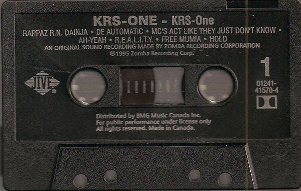 KRS-One – KRS-One (Used cassette)