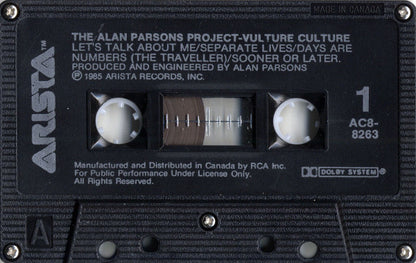 The Alan Parsons Project – Vulture Culture (Used cassette)