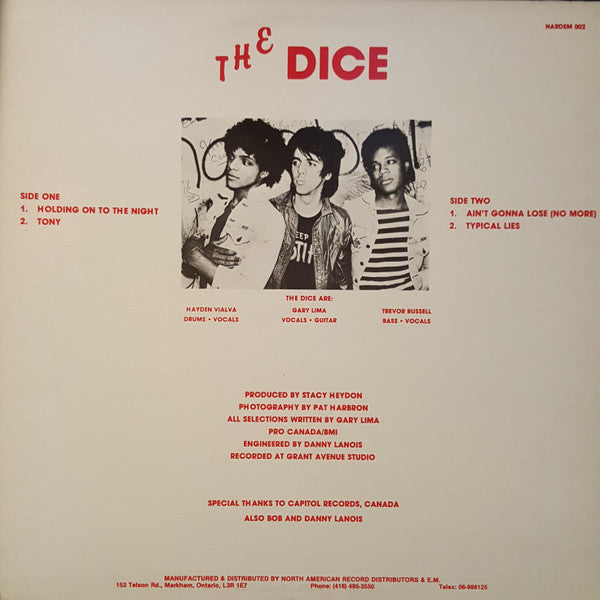The Dice – The Dice (Used vinyl)