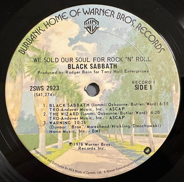 Black Sabbath – We Sold Our Soul For Rock 'N' Roll (Used vinyl)