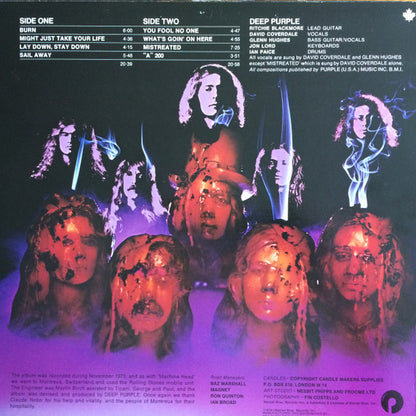 Deep Purple – Burn (Used vinyl)