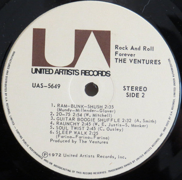 The Ventures – Rock And Roll Forever (Used vinyl)