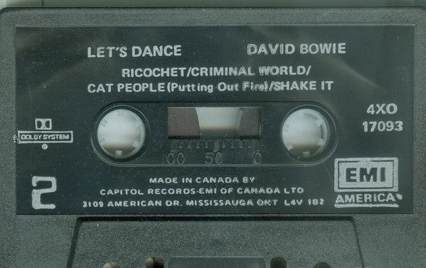 David Bowie – Let's Dance (Used cassette)
