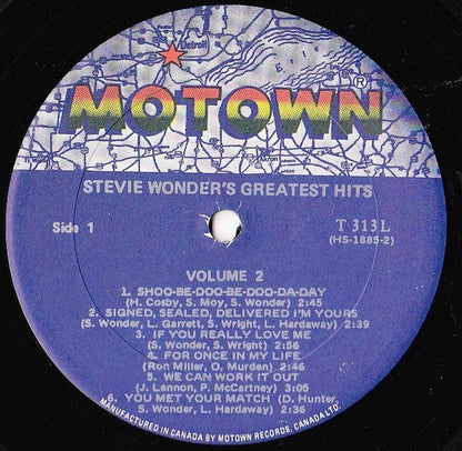 Stevie Wonder – Stevie Wonder's Greatest Hits Vol. 2 (Used vinyl)