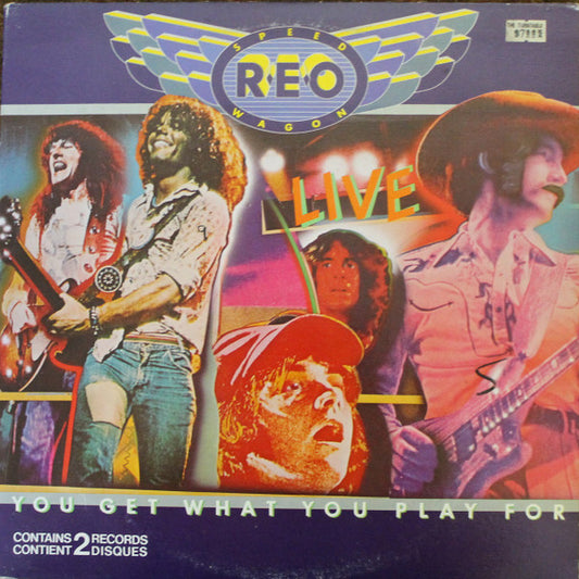 REO Speedwagon – Live-You Get What You Play For (Used vinyl)