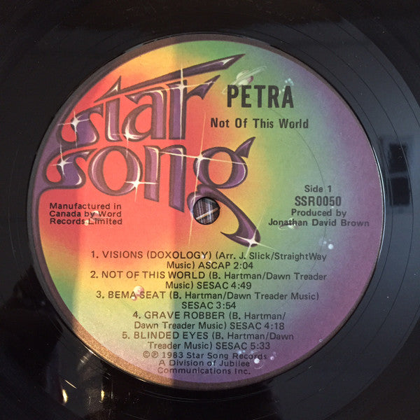 Petra – Not Of This World (Used vinyl)