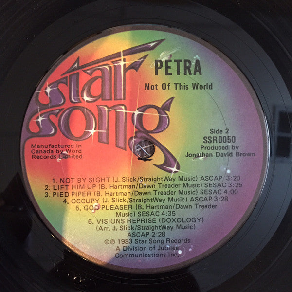 Petra – Not Of This World (Used vinyl)