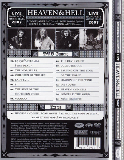 Heaven & Hell – Live From Radio City Music Hall (Used DVD)