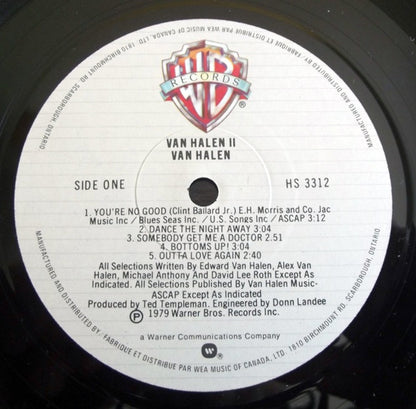 Van Halen – Van Halen II (Used vinyl)