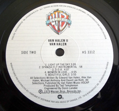 Van Halen – Van Halen II (Used vinyl)