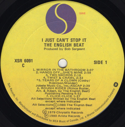 The English Beat – I Just Can't Stop It (Used vinyl)