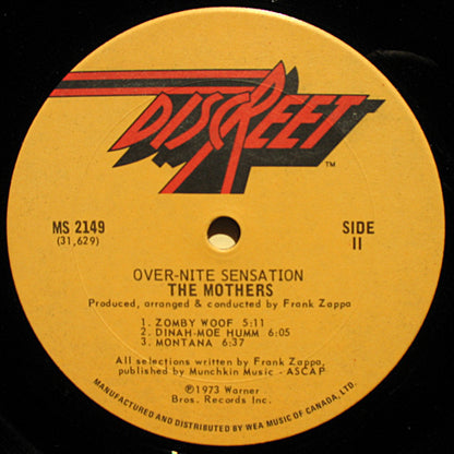 The Mothers – Over-nite Sensation (Used vinyl)