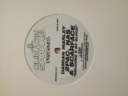 Clinton Sparks Presents Damian Marley, 2Pac, Nas & Scarface / Method Man / Young Gunz – Welcome 2 My Block / Now You Know / Young Gunnerz (Used vinyl)