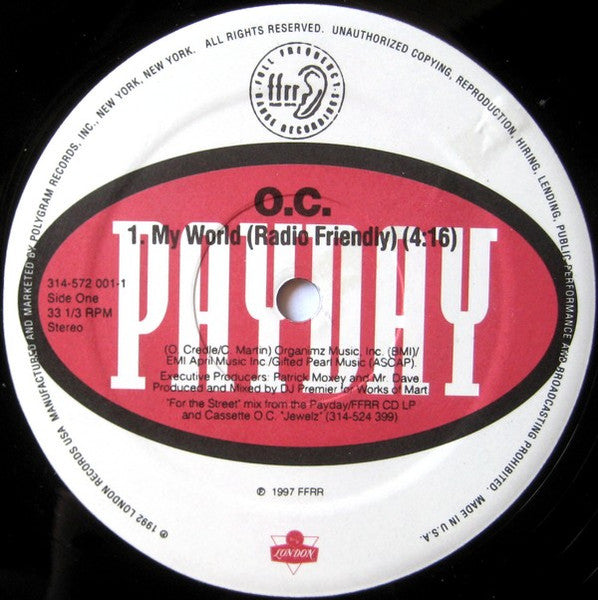 O.C. – My World (Used vinyl)