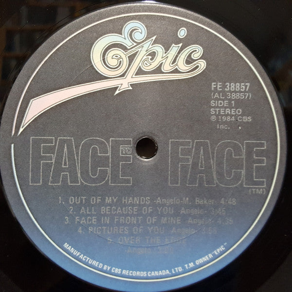 Face To Face – Face To Face (Used vinyl)