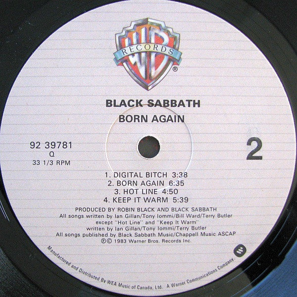 Black Sabbath – Born Again (Used vinyl)