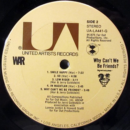 War – Why Can't We Be Friends? (Used vinyl)