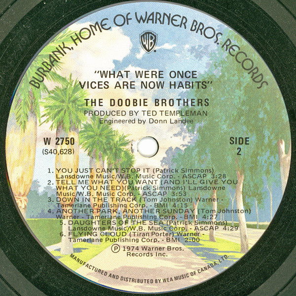 The Doobie Brothers – What Were Once Vices Are Now Habits (Used vinyl)