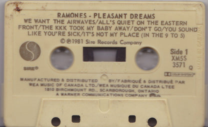 Ramones – Pleasant Dreams (Used cassette)