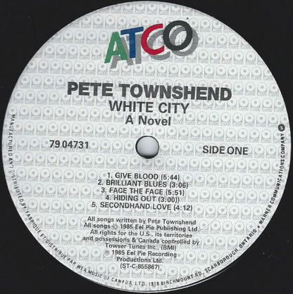 Pete Townshend – White City (A Novel) (Used vinyl)