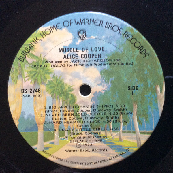 Alice Cooper – Muscle Of Love (Used vinyl)