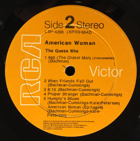 The Guess Who – American Woman (Used vinyl)
