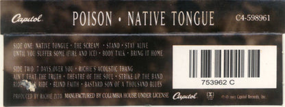 Poison – Native Tongue (Used cassette)