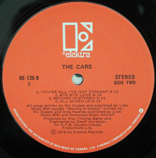 The Cars – The Cars (Used vinyl)