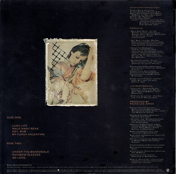 Rickie Lee Jones – Girl At Her Volcano (Used 10" vinyl)