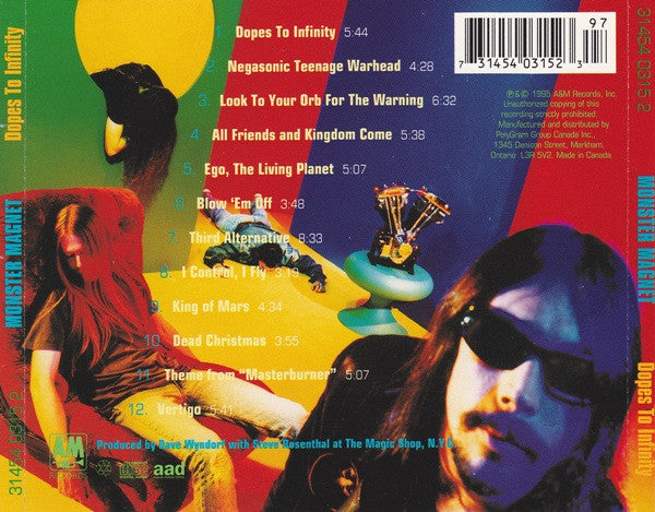 Monster Magnet – Dopes To Infinity (Used CD)