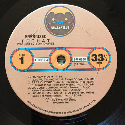 Foghat – Energized (Used vinyl)