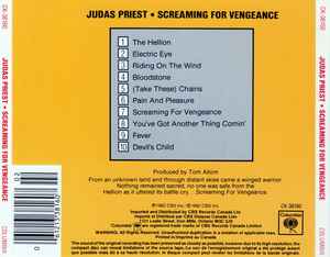 Judas Priest – Screaming For Vengeance (Used CD)