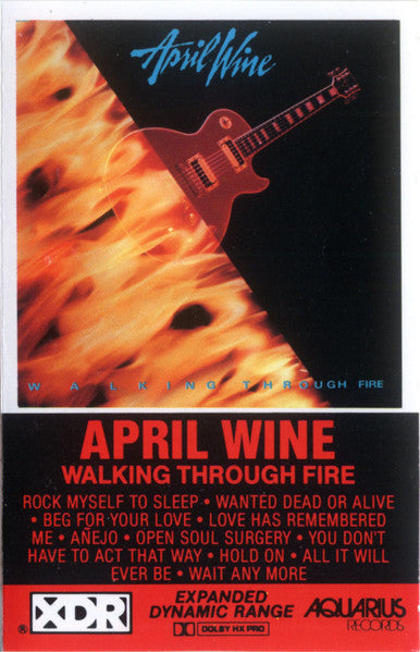April Wine – Walking Through Fire (Used cassette)