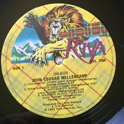 John Cougar Mellencamp – Uh-Huh (Used vinyl)