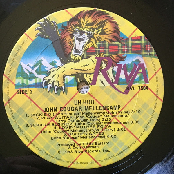 John Cougar Mellencamp – Uh-Huh (Used vinyl)