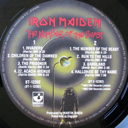 Iron Maiden – The Number Of The Beast (Used vinyl)