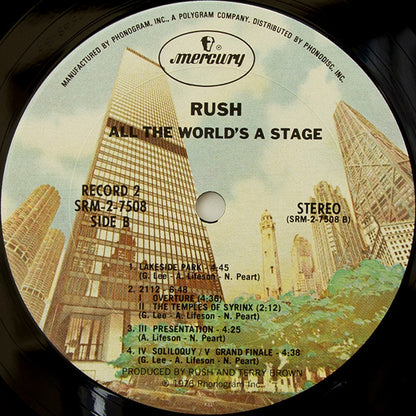 Rush – All The World's A Stage (Used vinyl)
