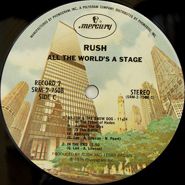 Rush – All The World's A Stage (Used vinyl)