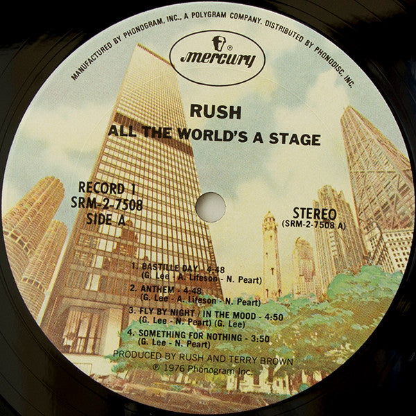 Rush – All The World's A Stage (Used vinyl)