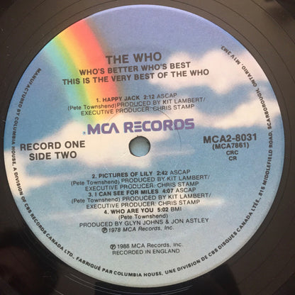 The Who – Who's Better, Who's Best (Used vinyl)