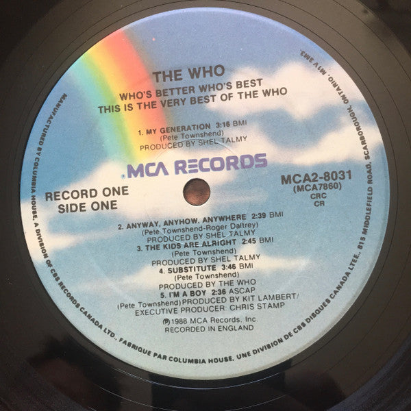 The Who – Who's Better, Who's Best (Used vinyl)