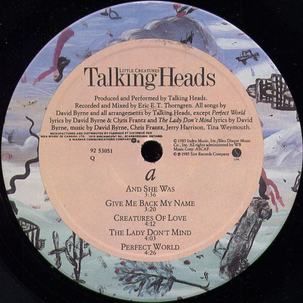 Talking Heads – Little Creatures (Used vinyl)