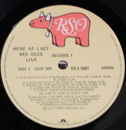 Bee Gees – Here At Last - Live (Used vinyl)