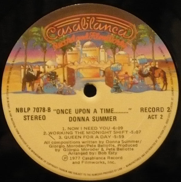 Donna Summer – Once Upon A Time... (Used vinyl)