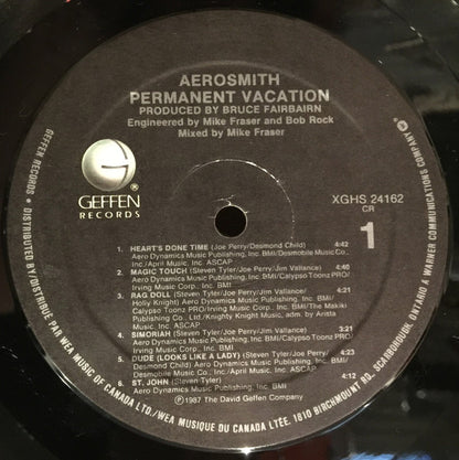 Aerosmith – Permanent Vacation (Used vinyl)