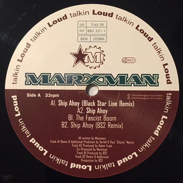 Marxman – Ship Ahoy (Used vinyl)