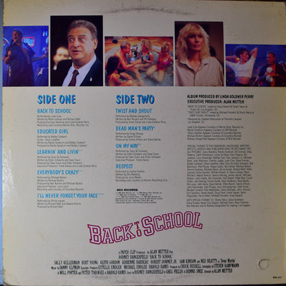 Various – Back To School - Music From The Motion Picture Soundtrack (Used vinyl)