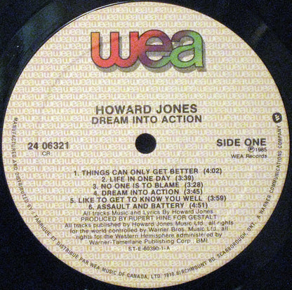 Howard Jones – Dream Into Action (Used vinyl)